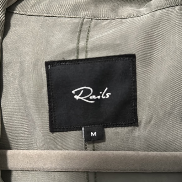 Rails army green classic jacket with side pockets - Picture 2 of 4